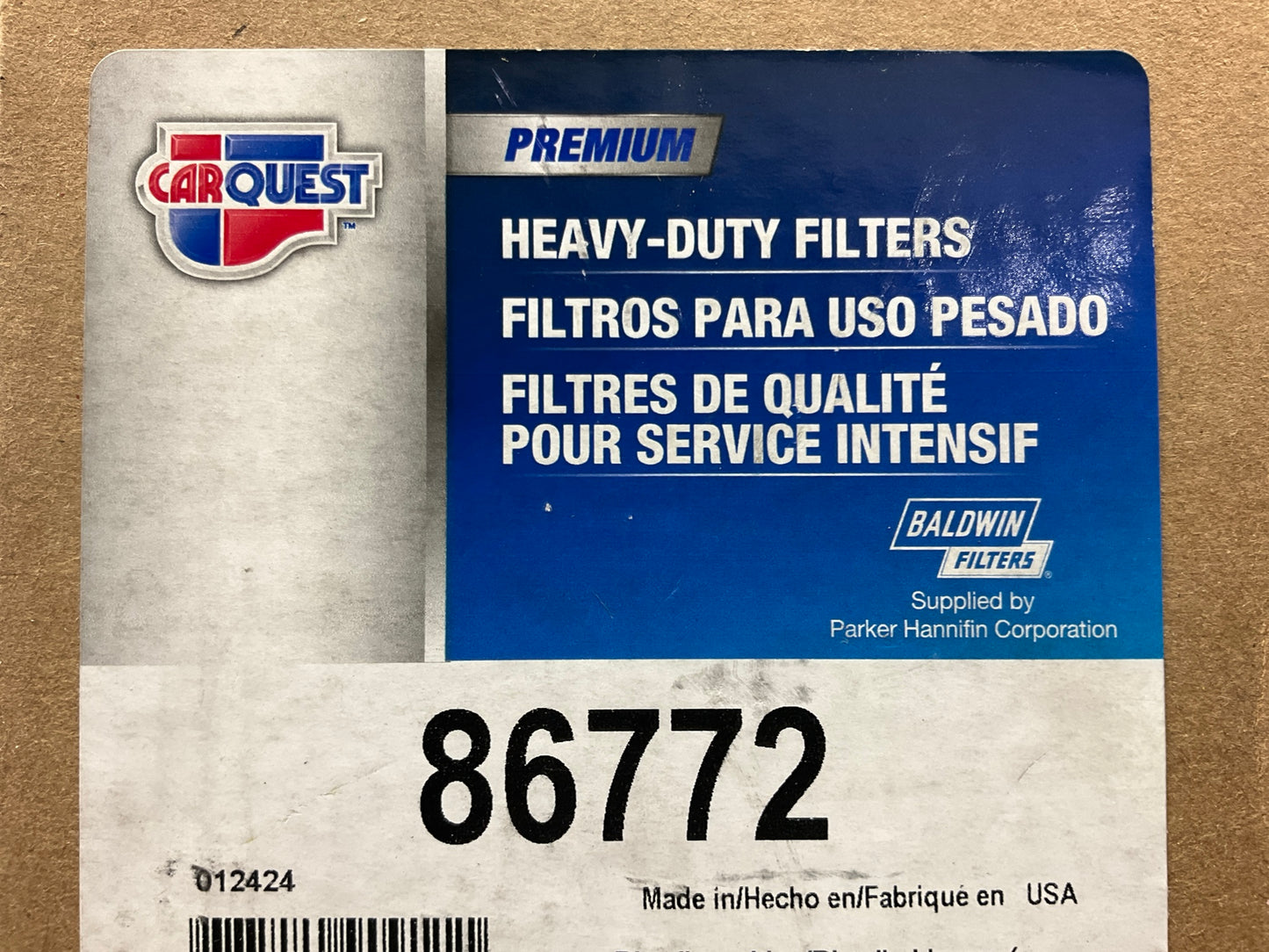 Carquest 86772 Diesel Fuel Water Separator Filter - 33772, S3228UL, BF46029O