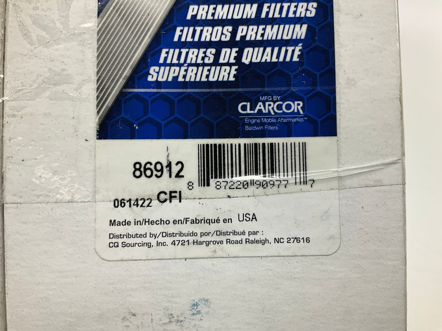 (2) Carquest 86912 Diesel Fuel Water Separator Filter W/ Drain Replace WIX 33912