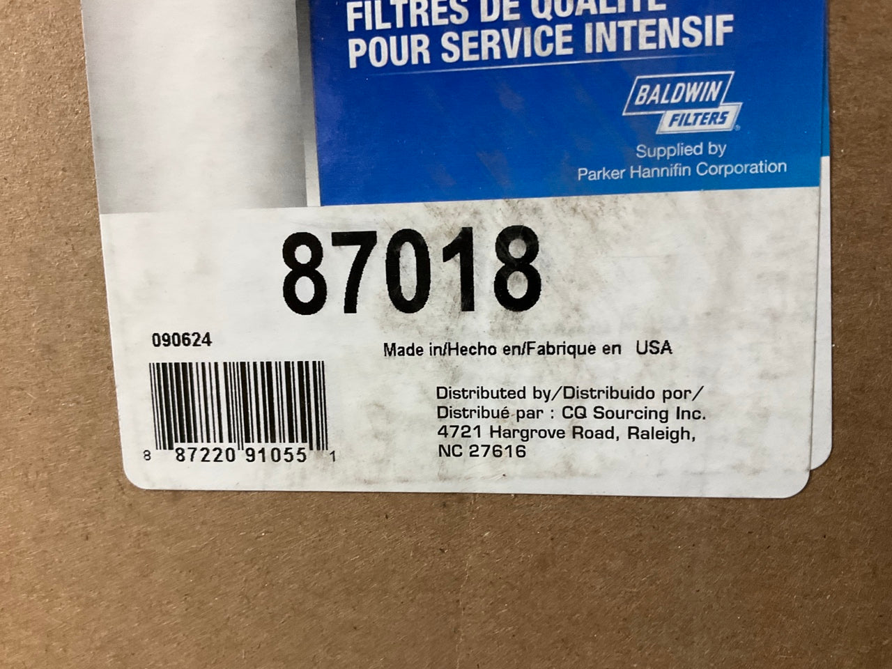 Carquest 87018 Air Filter For Sullair Compressor, Replaces 2250051238 Wix 42018