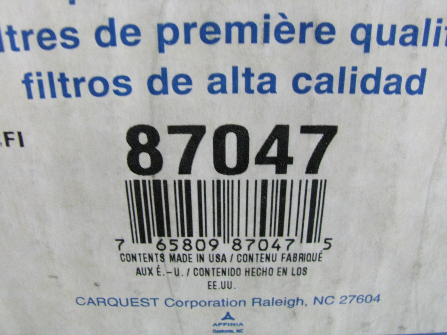 Carquest 87047 Air Filter Replaces CA224 42047 A58047 LAF47 AF104 AF344M P181103