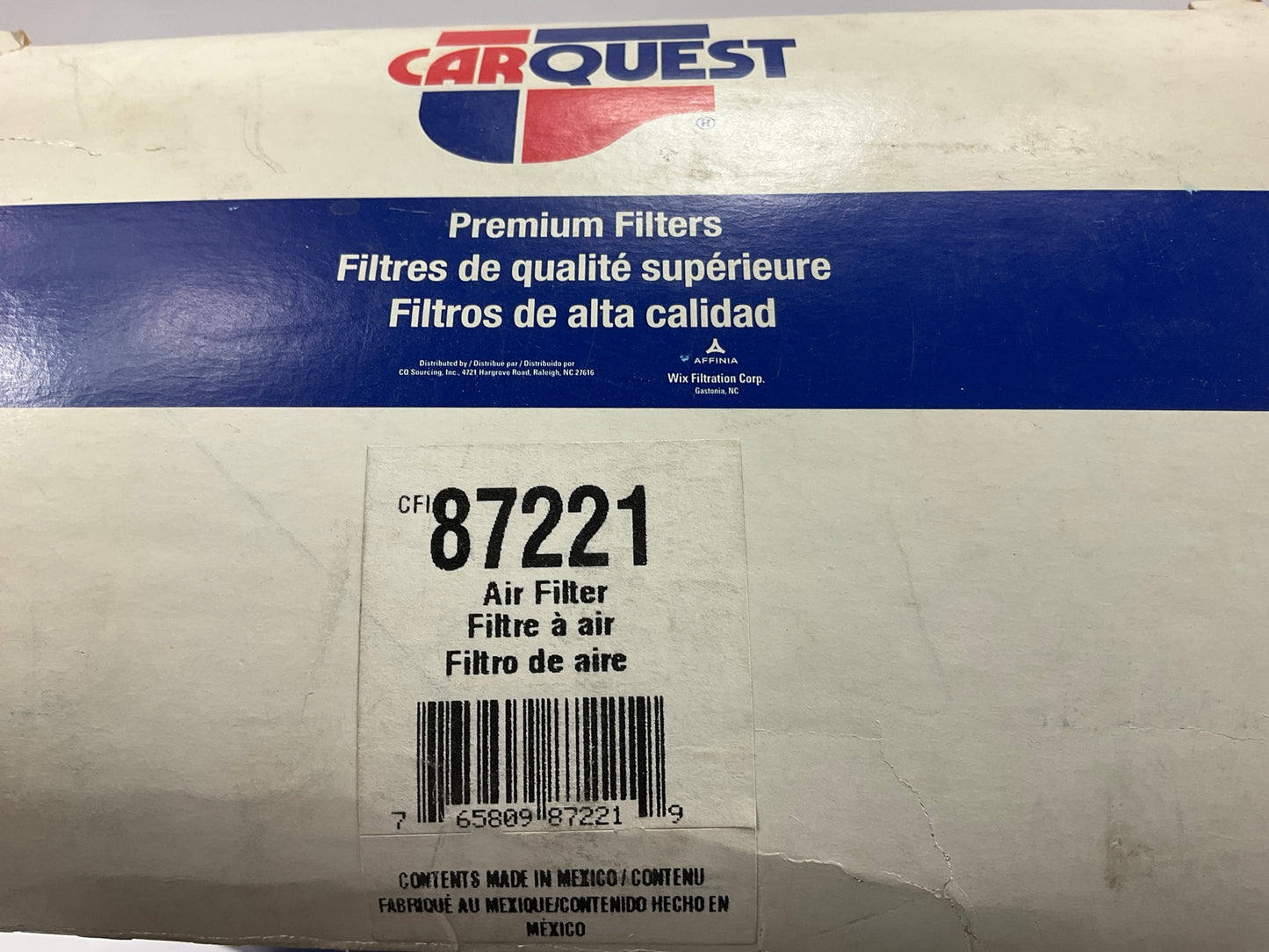 Carquest 87221 Air Filter Replaces Continental F600F432; Pettibone Y400F404