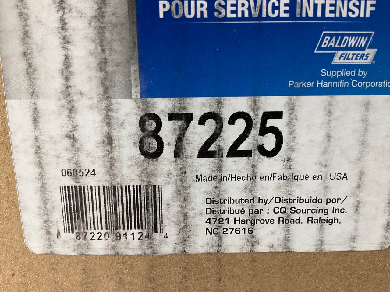 Carquest 87225 Air Filter Replaces: 42225 A62222 2225 LAF9086 AF285 AF4775
