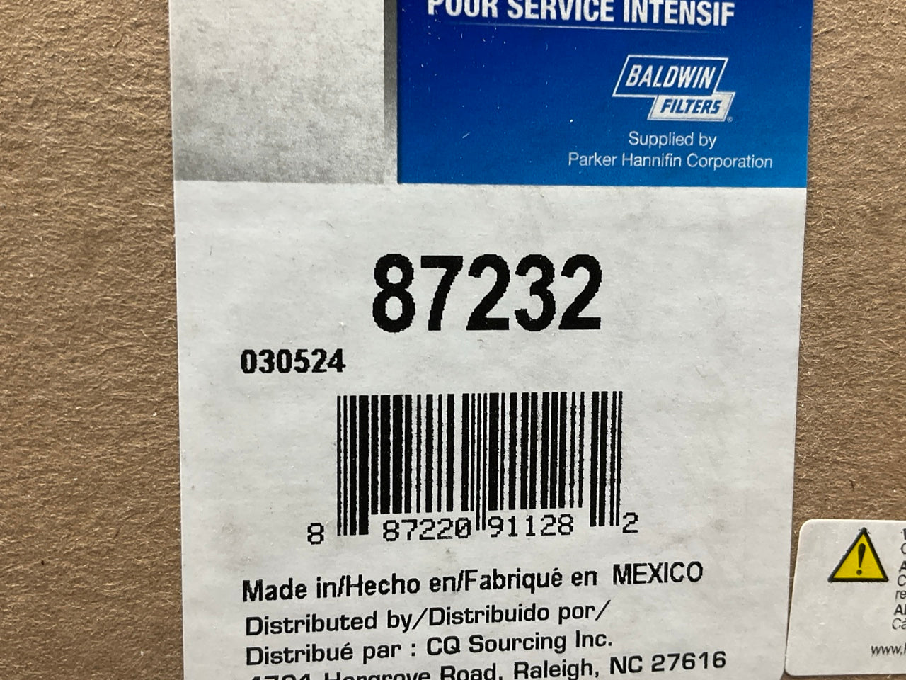Carquest 87232 Heavy Duty Air Filter Replaces 204514-R91, 42232, PA638, P532703