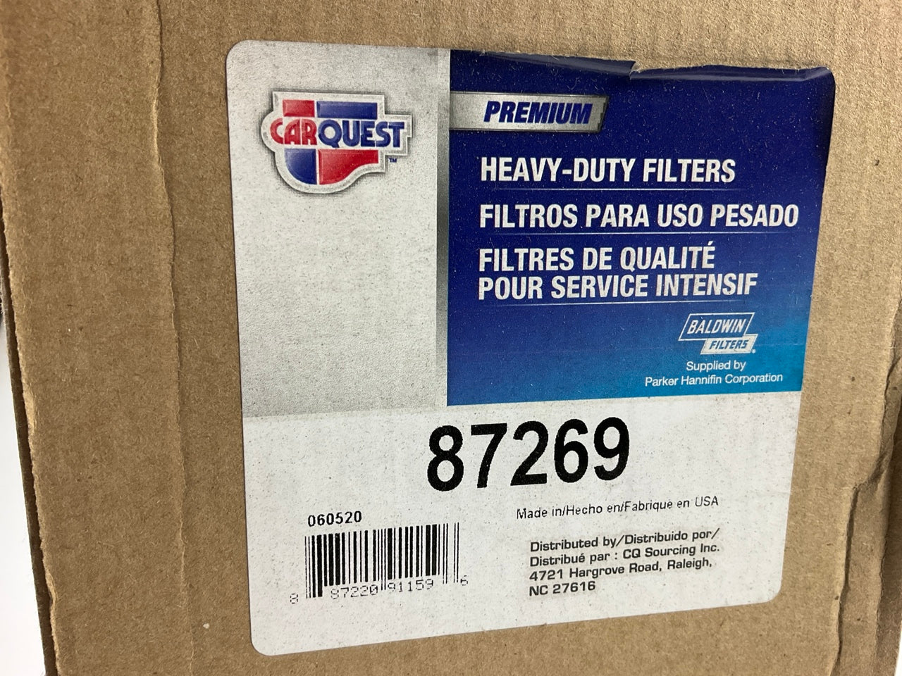 Carquest 87269 Air Filter Replaces 42269 AF2210 LAF1473 AF239 CA283SY AF845