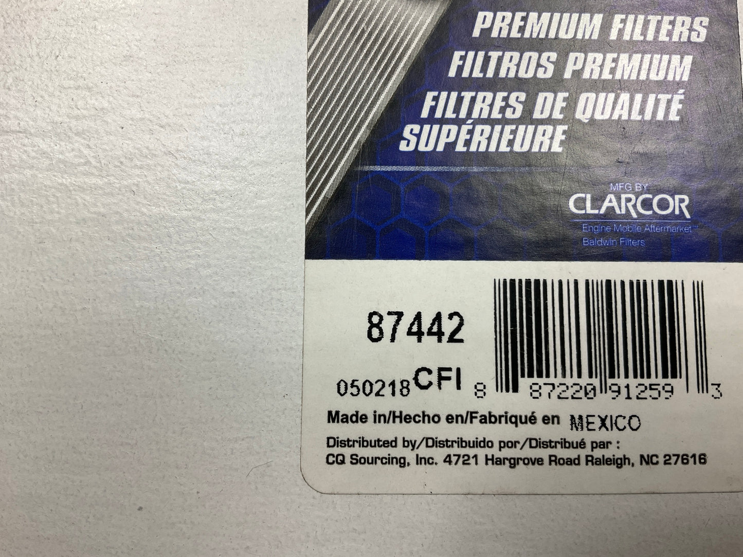 Carquest 87442 Air Filter - Replaces Briggs & Stratton 805113, WIX 42442