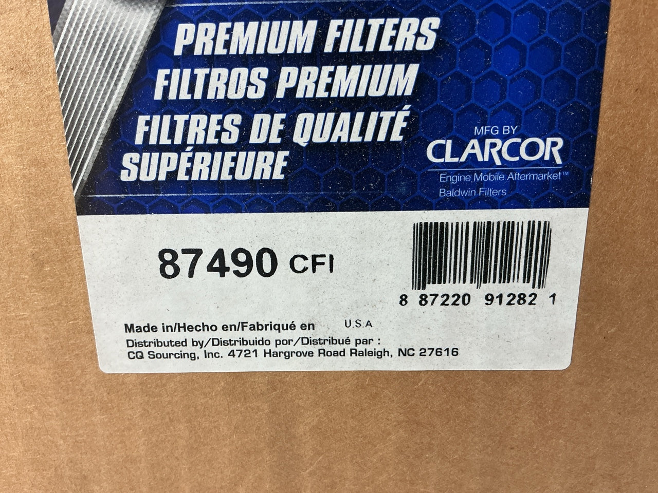 Carquest 87490 Heavy Duty Air Filter Replaces 9L3420 42756 LAF267B AF362 P184031