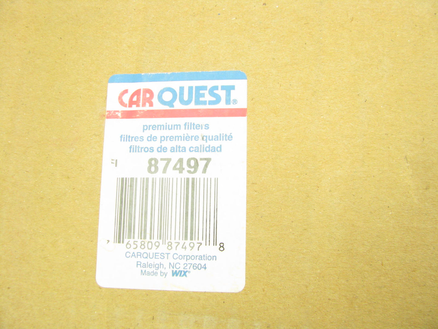 Carquest 87497 Air Filter Replaces 42700 42497 A83248 2700 2497 LAF1591 AF591