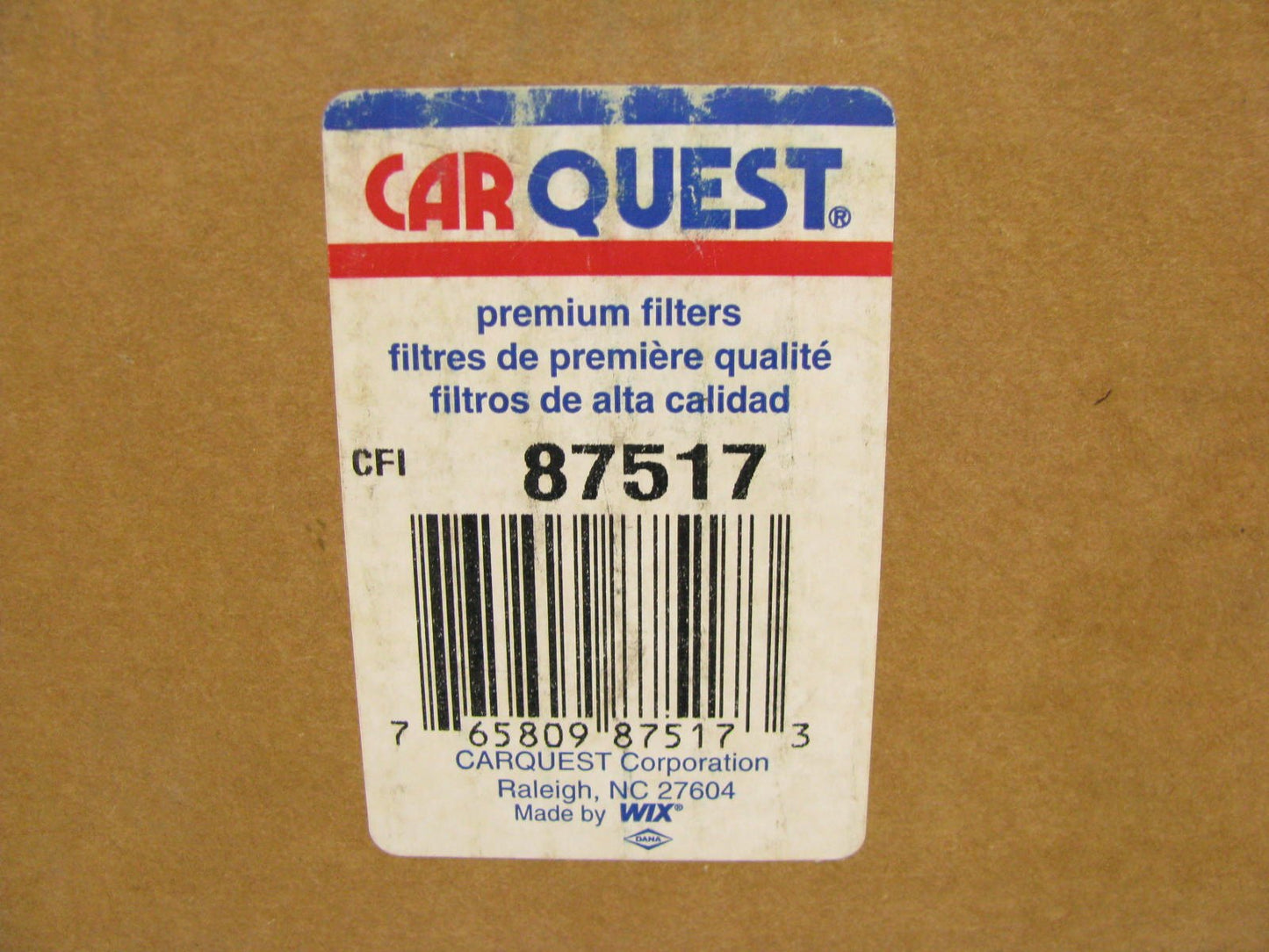 Carquest 87517 Air Filter Replaces: 42517 AF810K CAK505 AF2060K