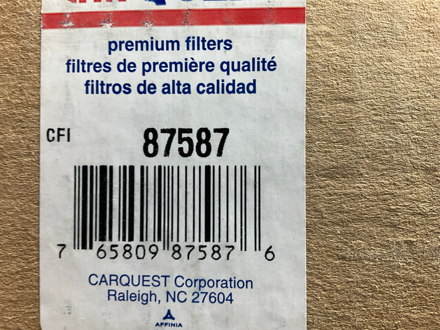 Carquest 87587 Air Filter - Replaces PA1781, P142803; AF164; LAF320