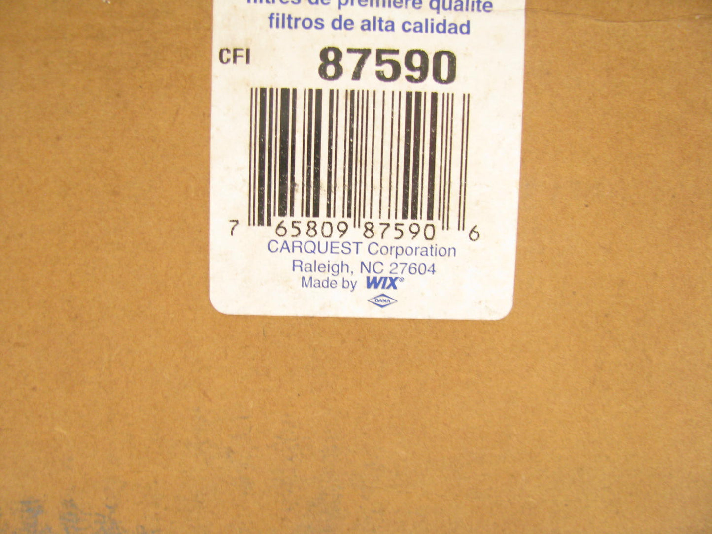 Carquest 87590 Air Filter Replaces CA314 542590 42590 A32195 LAF64 AF179
