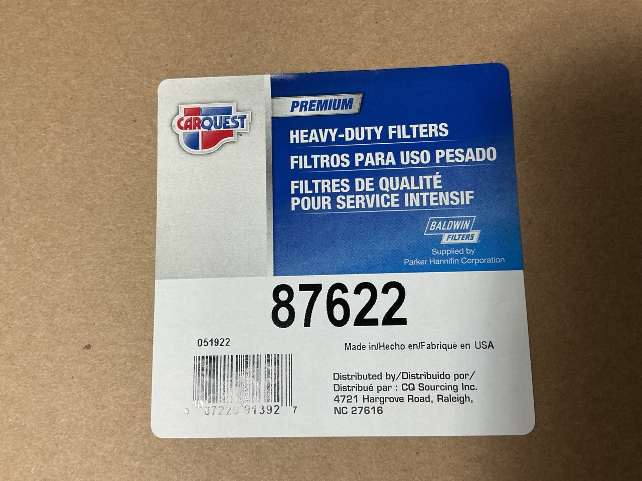 Carquest 87622 Air Filter - Replaces PA2445, 42622, P152638, AF1633, CA2581