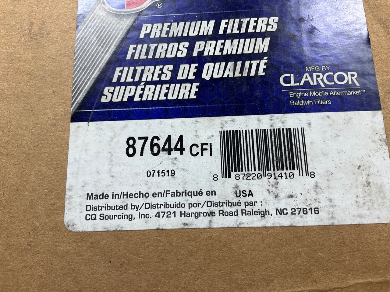 Carquest 87644 Heavy Duty Air Filter Replaces 381344-R91, PA1830-FN, P131360