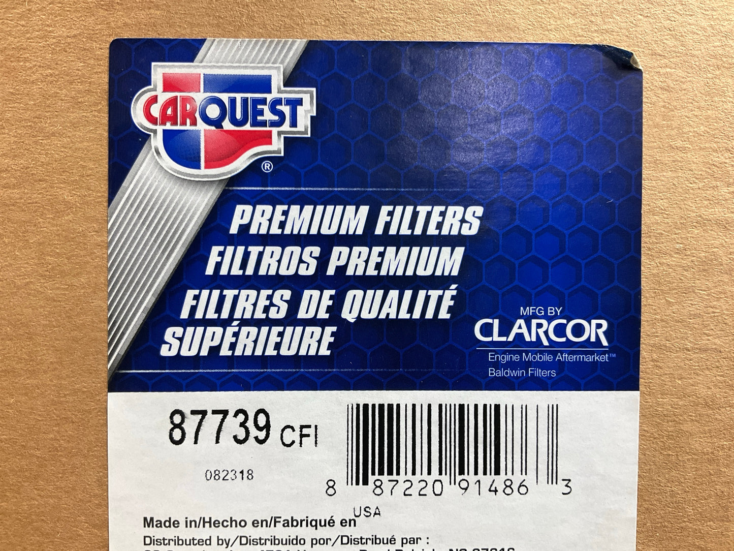 Carquest 87739 Air Filter Replacement For John Deere RE172447, Wix 42739
