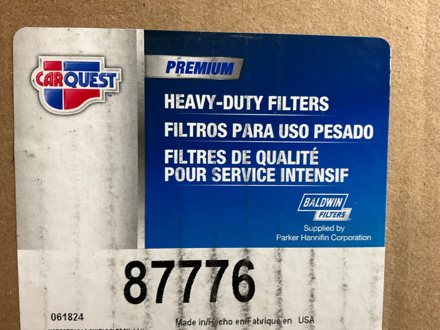 Carquest 87776 Air Filter Replaces: 46276 42776 A62937 LAF6300 AF485 AF886M