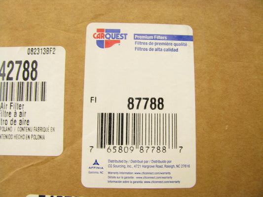Carquest 87788 Air Filter Universal CCF 3-1/2'' Housing Replaces: 42788