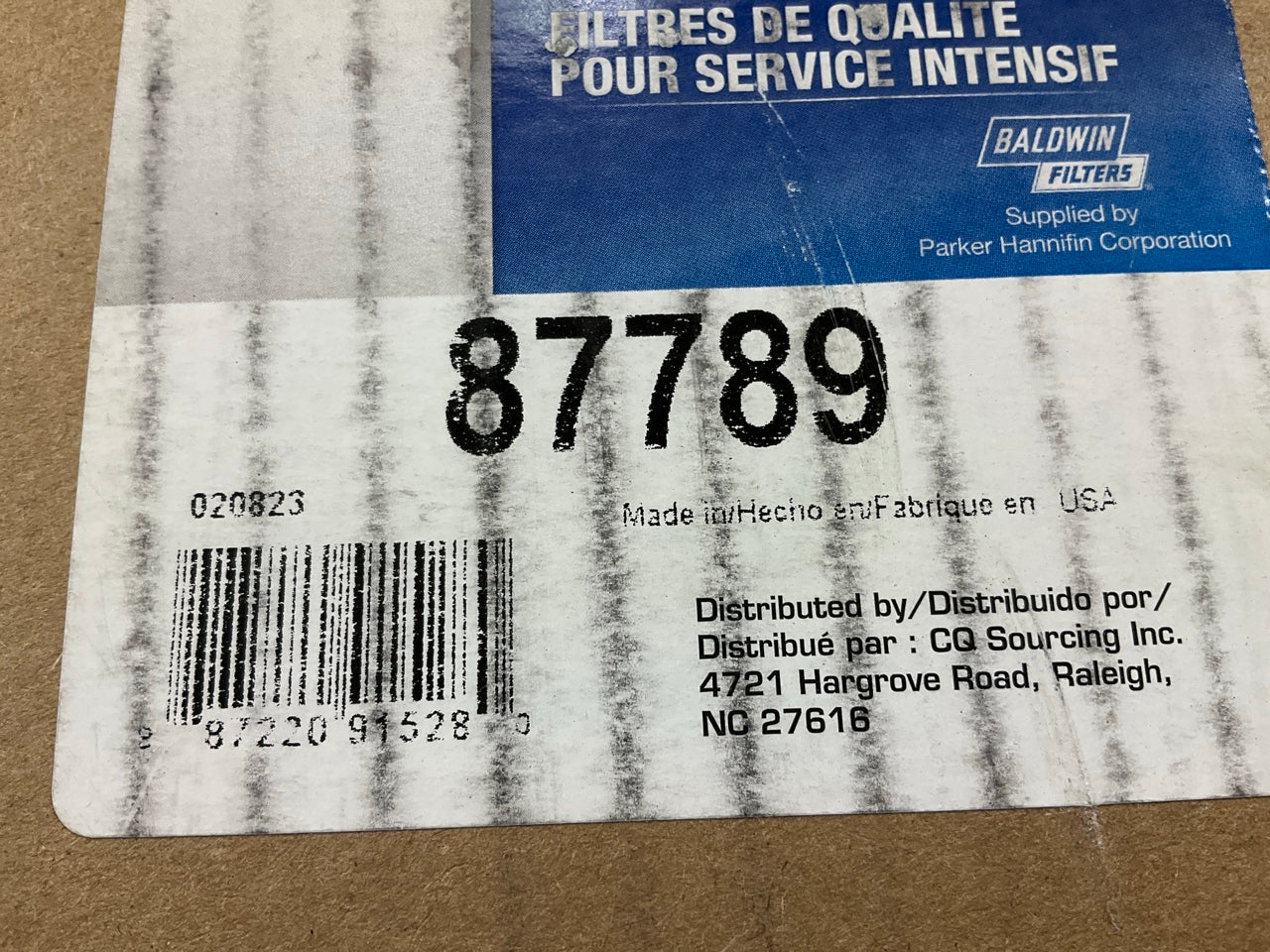 Carquest 87789 Air Filter Replaces 42789; PA2829; AH1199; PA2829; LAF2534