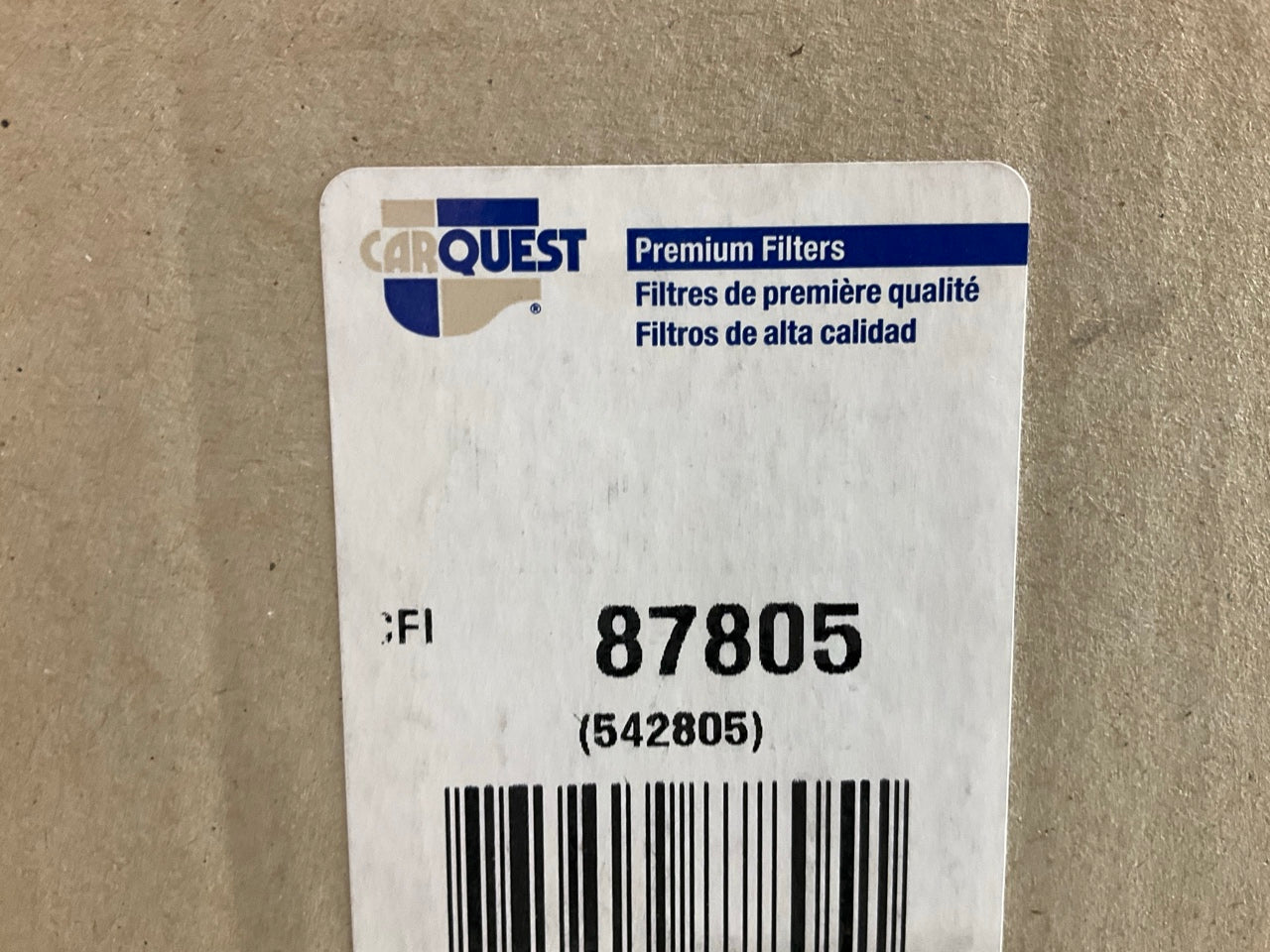 Carquest 87805 Outer Air Filter Replaces 42805 LAF8979 PA3864 AF25331 CA7709