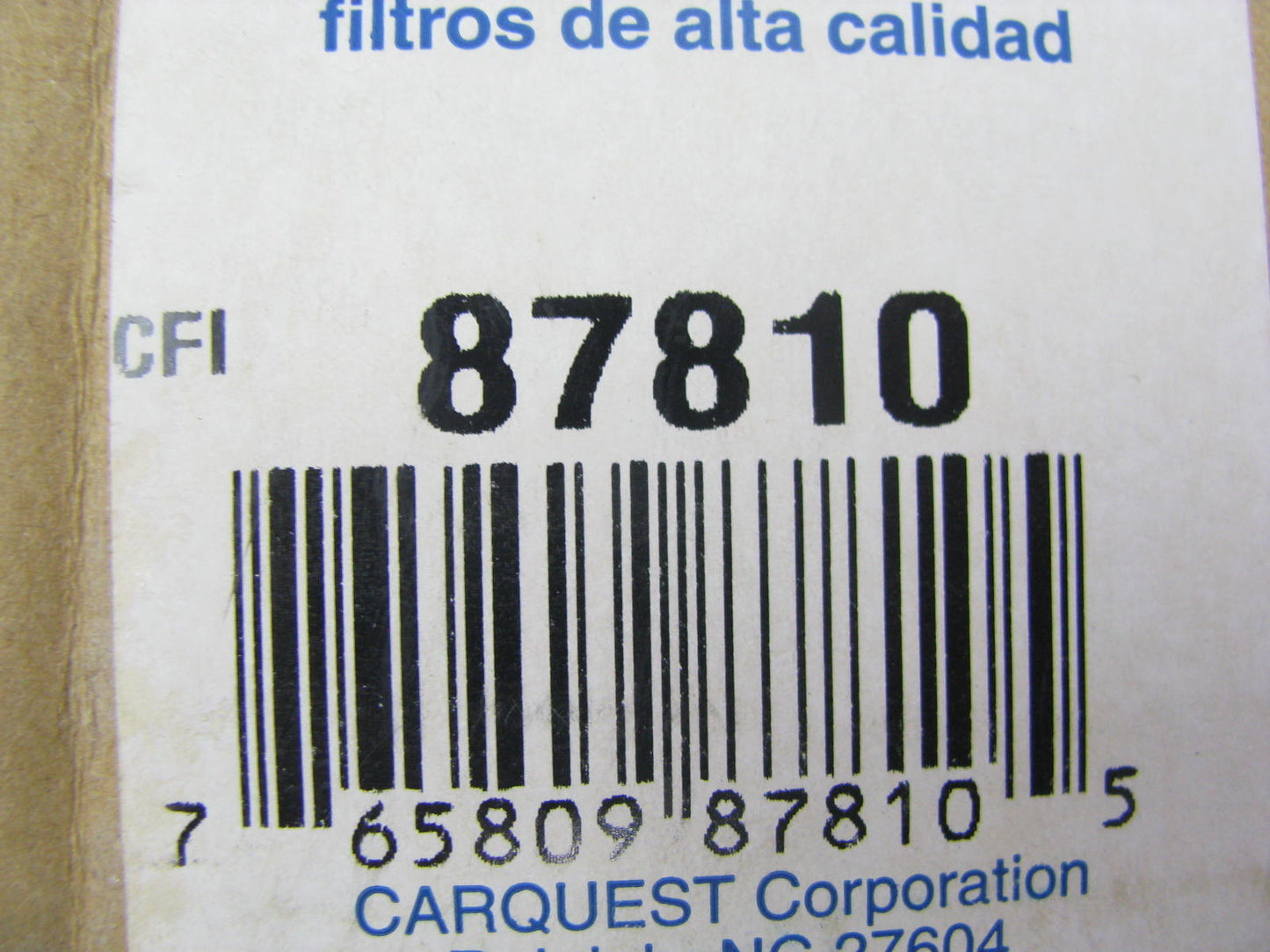 Carquest 87810 Air Filter Replaces CA10281SY 49910 LAF3234 AF2377 AF26153 PA4701