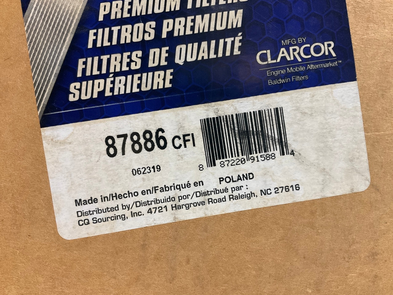 Carquest 87886 Heavy Duty Air Filter Replaces Wix 42886, Gonher GA328