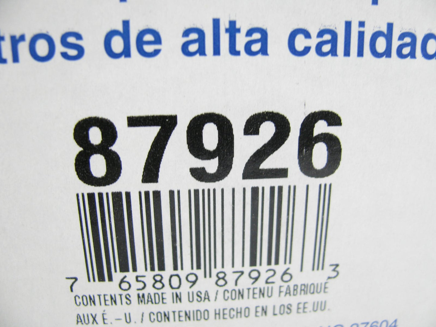 Carquest 87926 Air Filter Replaces: 42926 PA1882 P106032 AF25417 AF266 AF829