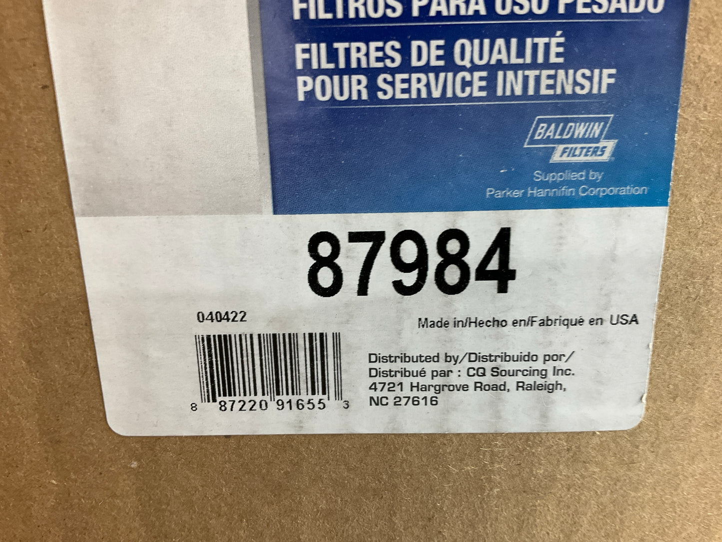 Carquest 87984 Air Filter Replaces PA2429, P181056, AF928, 42984, A63145;