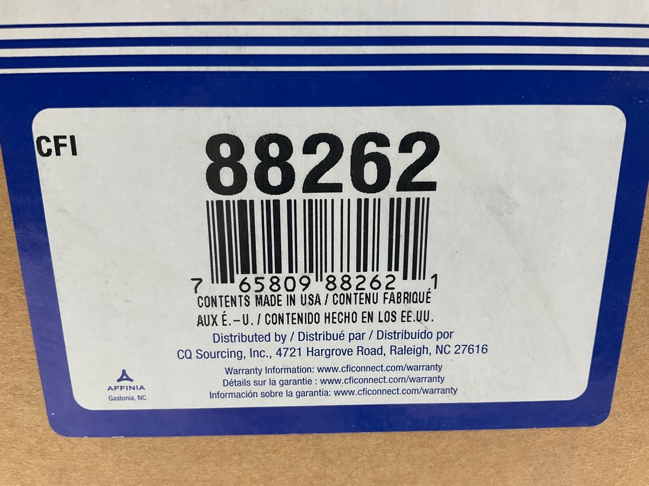 Carquest 88262 Air Filter For Nissan Forklift 16546-00H10, 46262, A35300