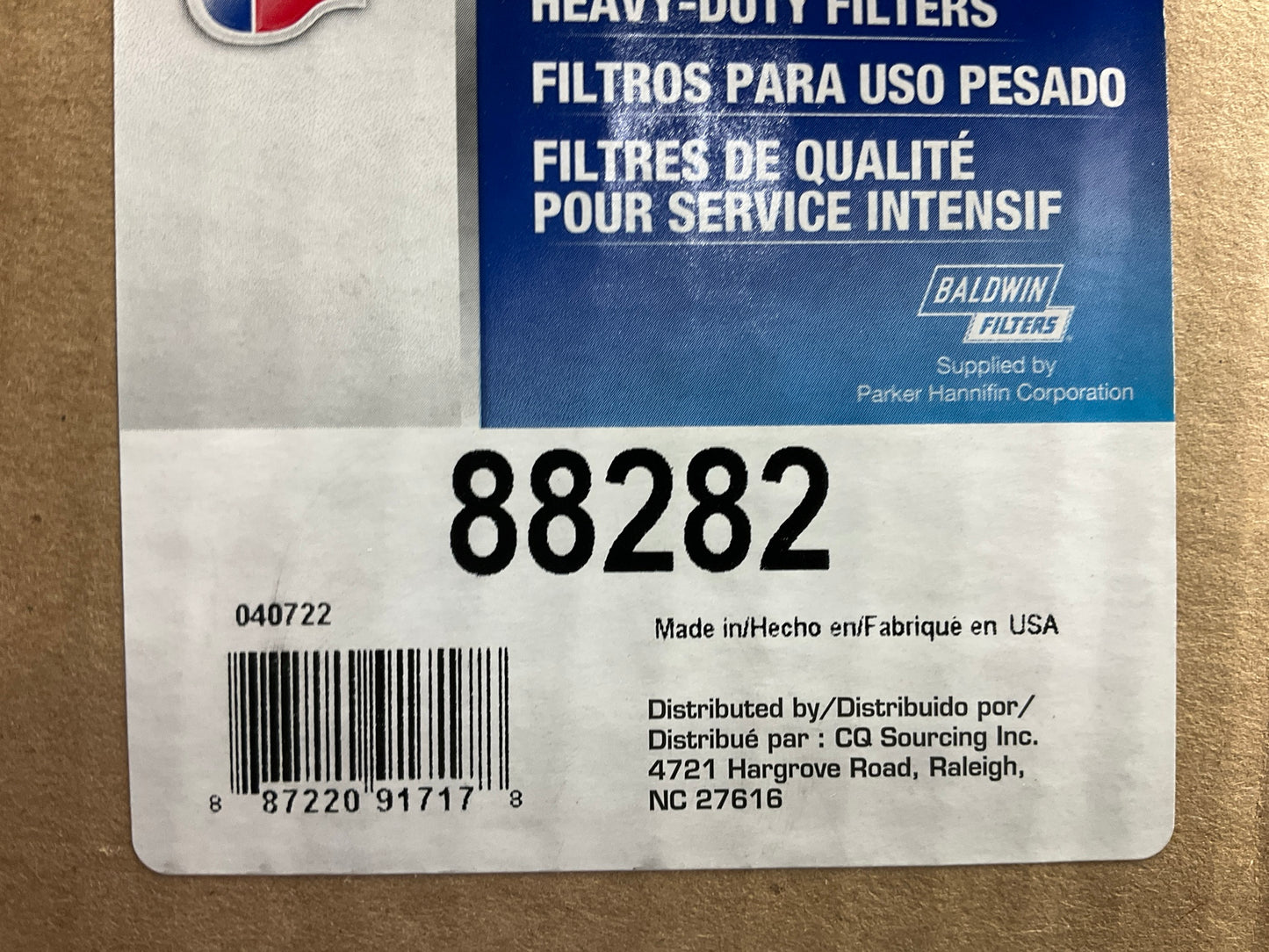 Carquest 88282 Air Filter - Replaces 3I0976, CA7240, FA1063, 46282, A34698