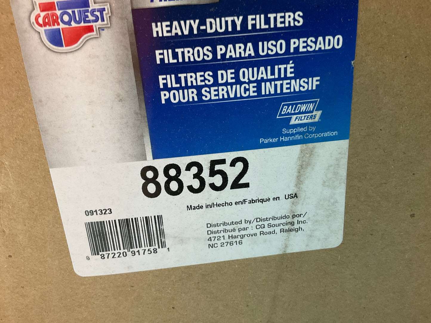 Carquest 88352 Air Filter - Replaces 131-2183, 7E9632, 8N3378, 8N6309, 46352