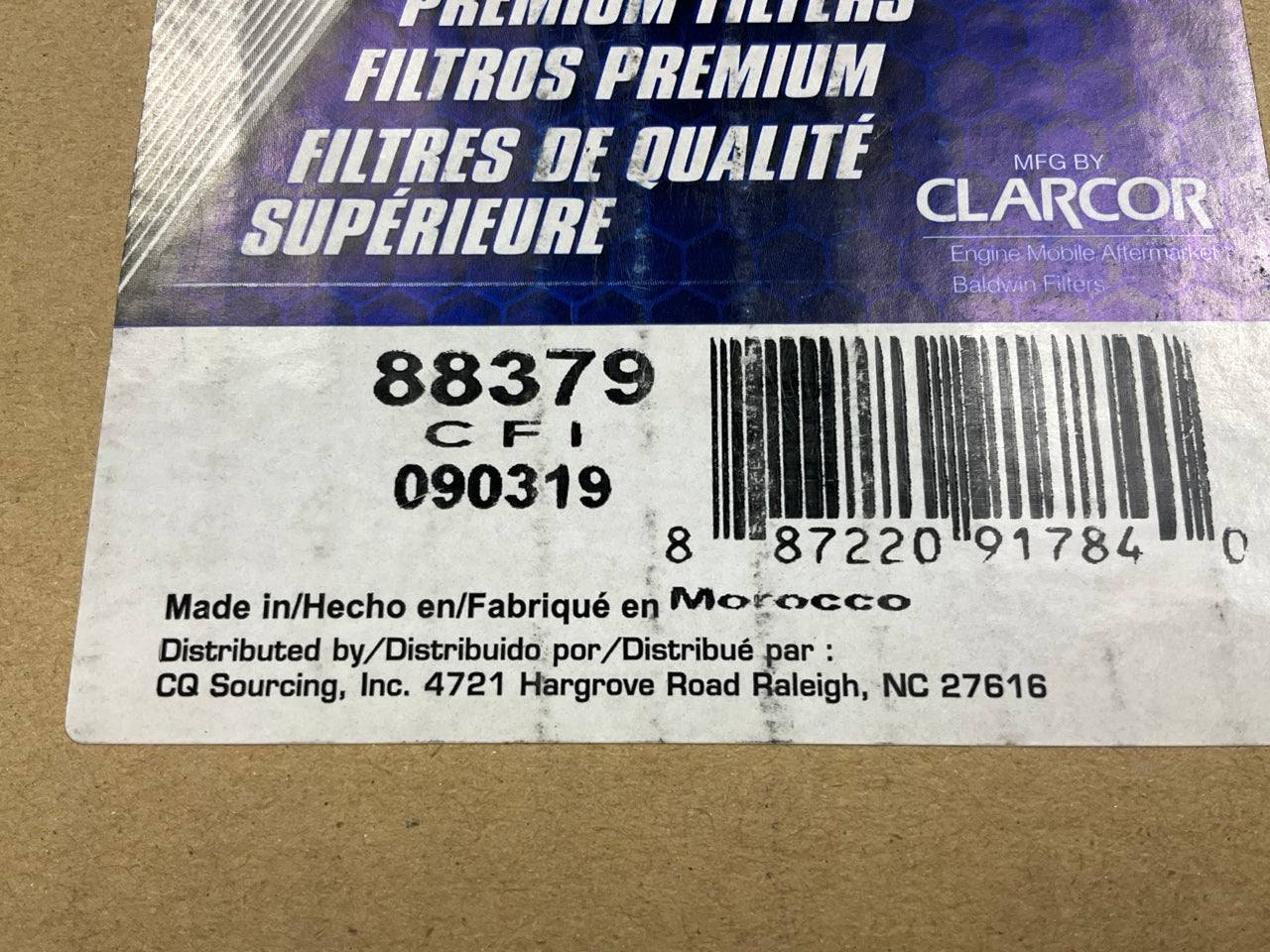 Carquest 88379 Air Filter - Replaces 46379, PA3853FN, P771589, 3515586M1