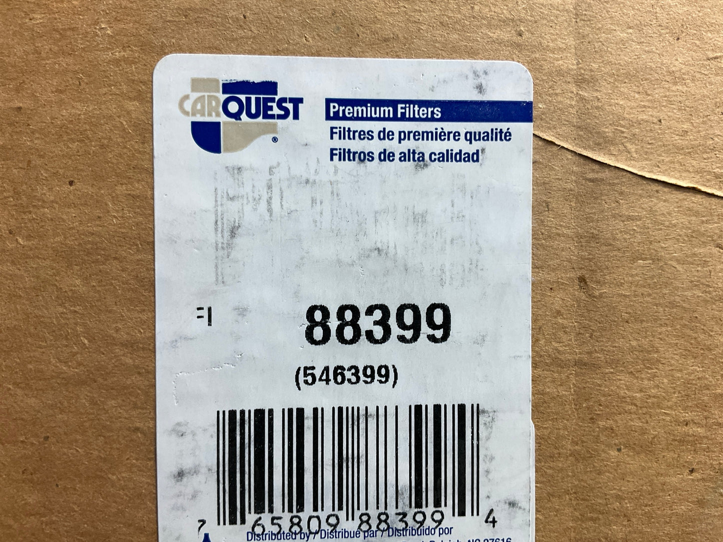 Carquest 88399 Air Filter - Replace 46399, LAF22105, LA120PLH, CA3440, PA1701ELE