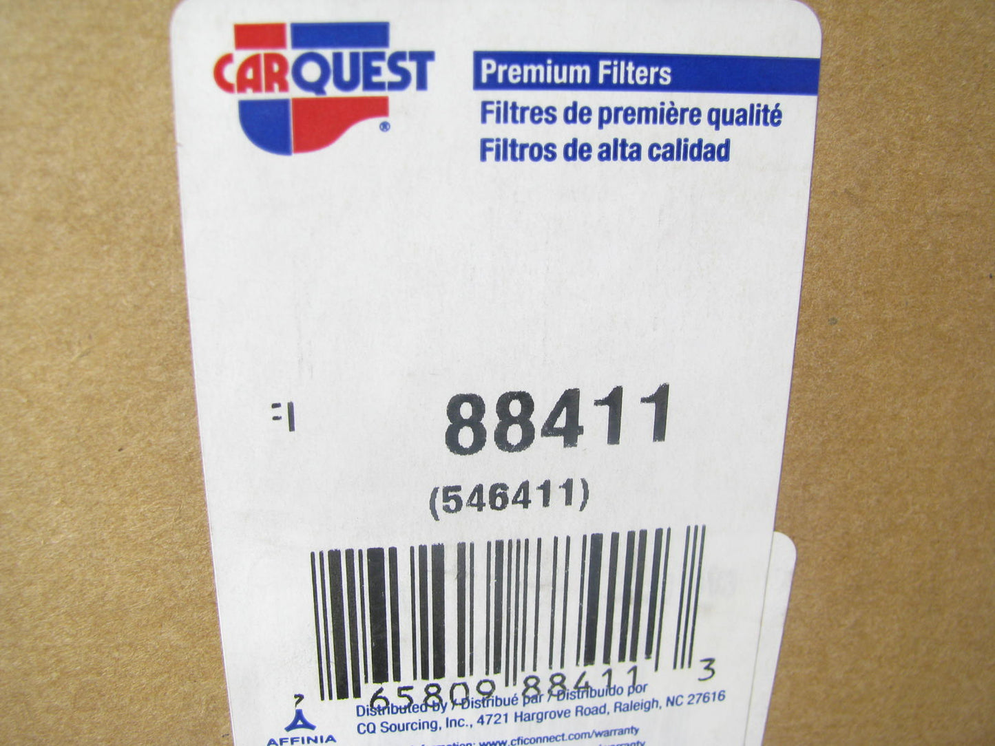 Carquest 88411 Air Filter Replaces CA7478SY 46411 LAF4508 AF2209 P532508 RS3513