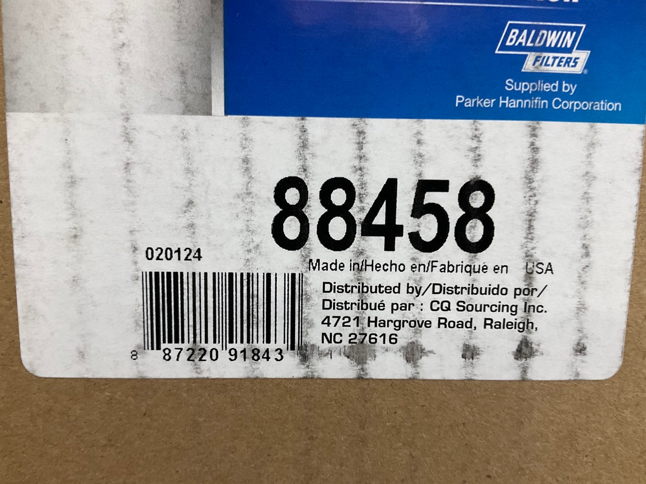 Carquest 88458 Air Filter Replaces 46458 A76040 6458 LAF5871 AF2294 AF25469