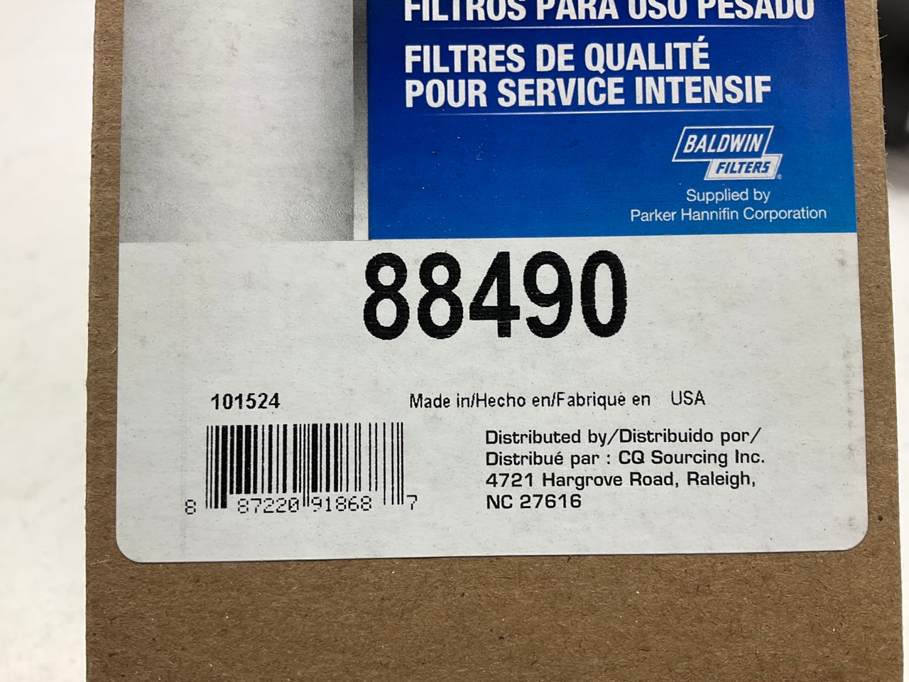Carquest 88490 Air Filter Replaces: RS3703 133721A1 140-2334 AF25497 46490