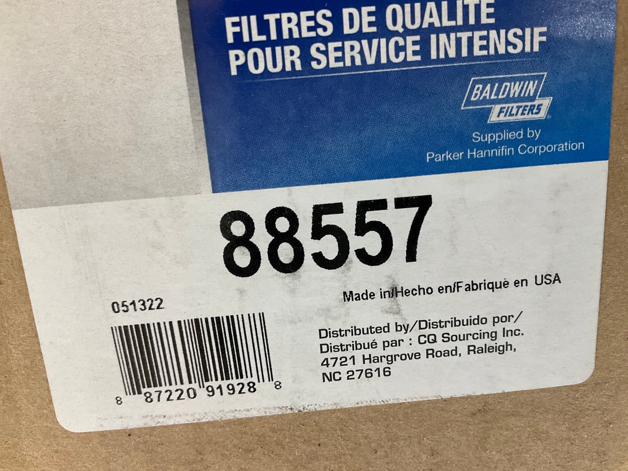 Carquest 88557 Air Filter Replaces 46557 A63520 6557 LAF1986 AF592