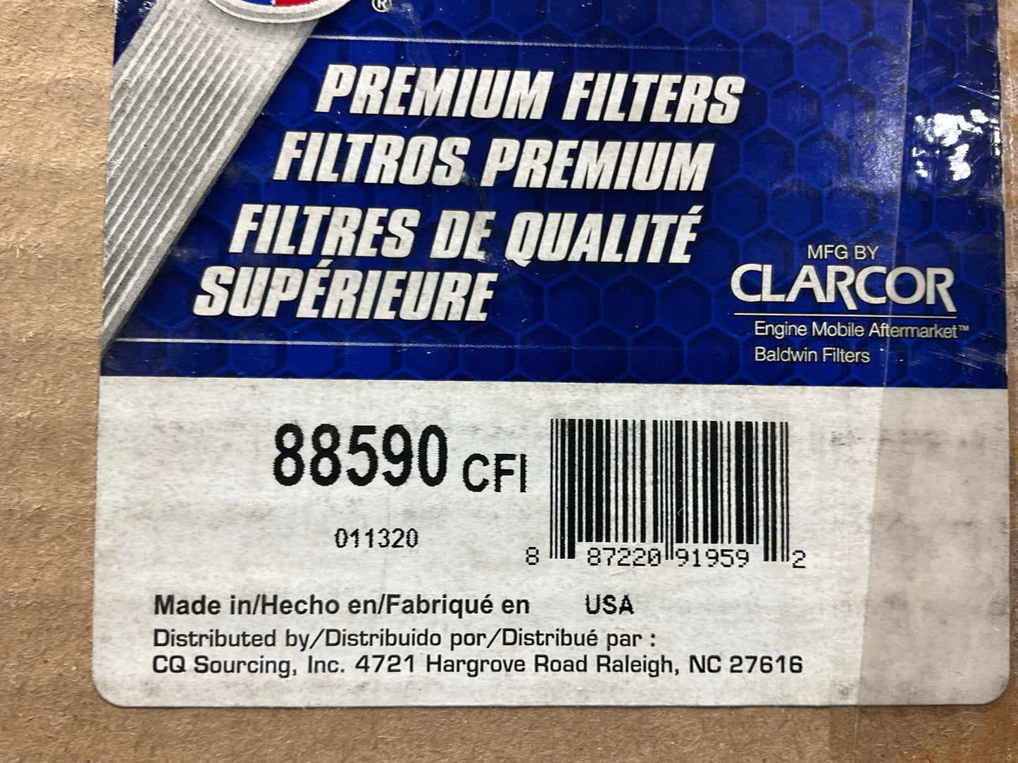 Carquest 88590 Cabin Air Filter For Massey-Ferguson Tractor LAF4167, 46590