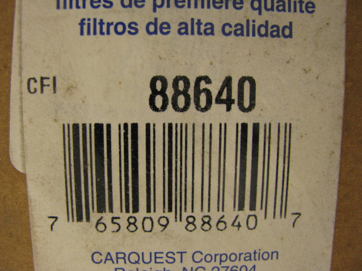 Carquest 88640 Air Filter Replaces: 46640 A65162 6640 LAF5732 AF2305 AF25413