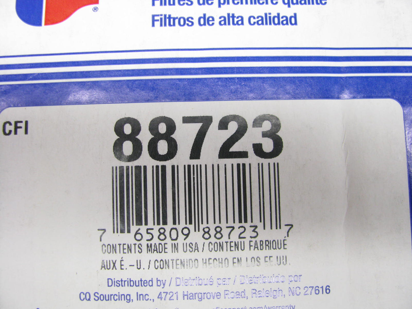 Carquest 88723 Air Filter Replaces 46723 A74281 LAF4192 AF723 AF1935M P124046