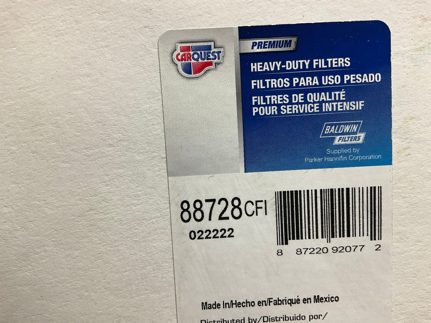 Carquest 88728 Air Filter - 1999-2003 Ford F-250 F-350 Super Duty 7.3L DIESEL