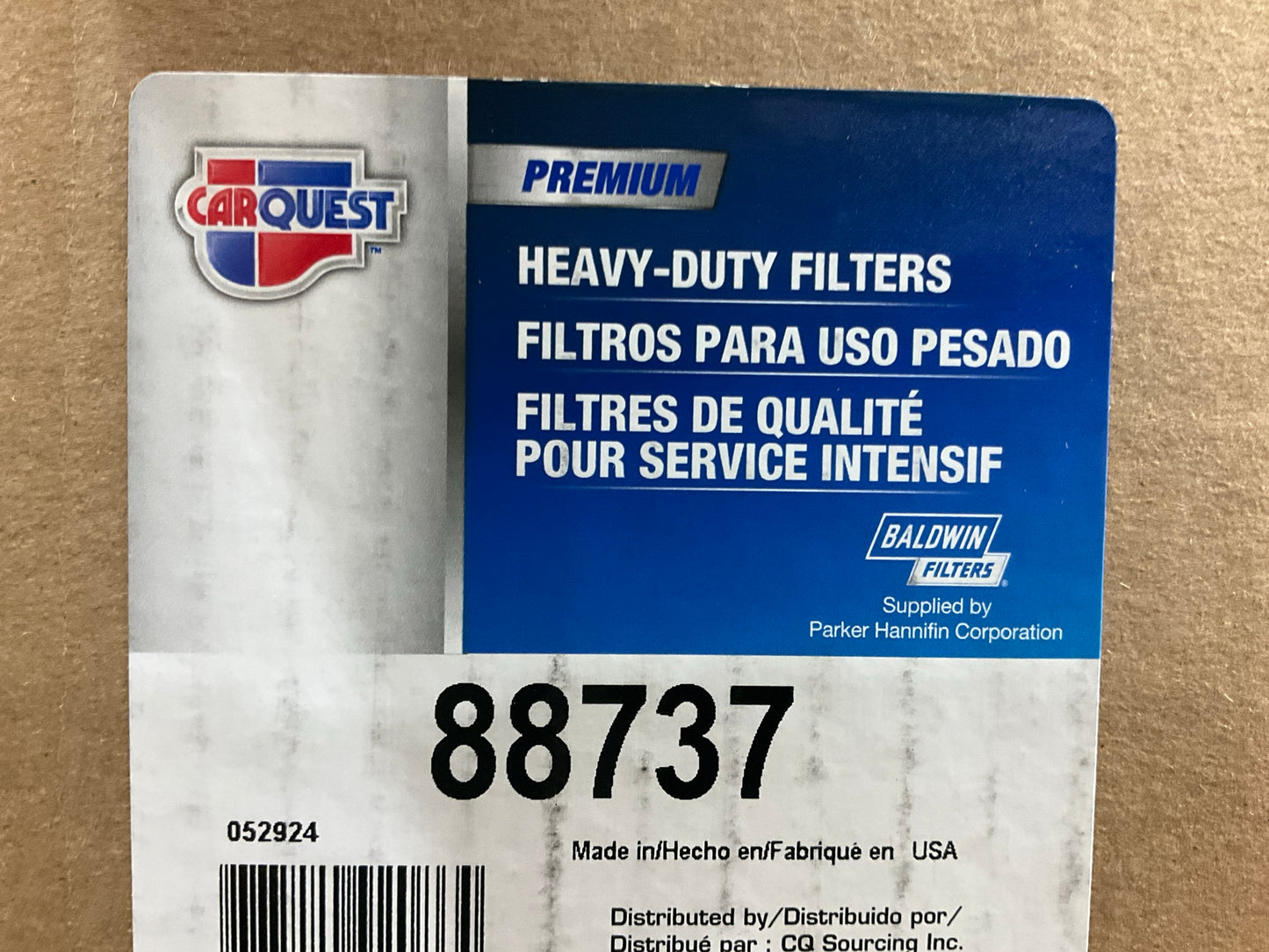 Carquest 88737 Heavy Duty Air Filter Replaces WIX 46737, P776159, BBU8383;