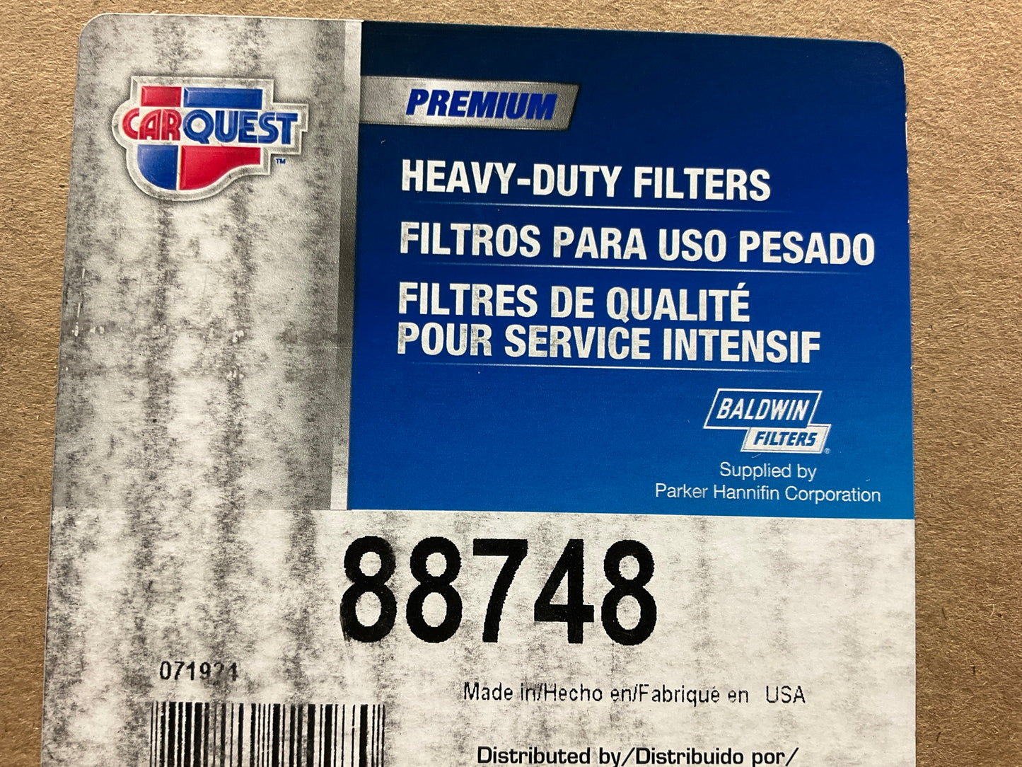 Carquest 88748 Heavy Duty Air Filter Replaces 46748, PA3493, P537454, 114880003