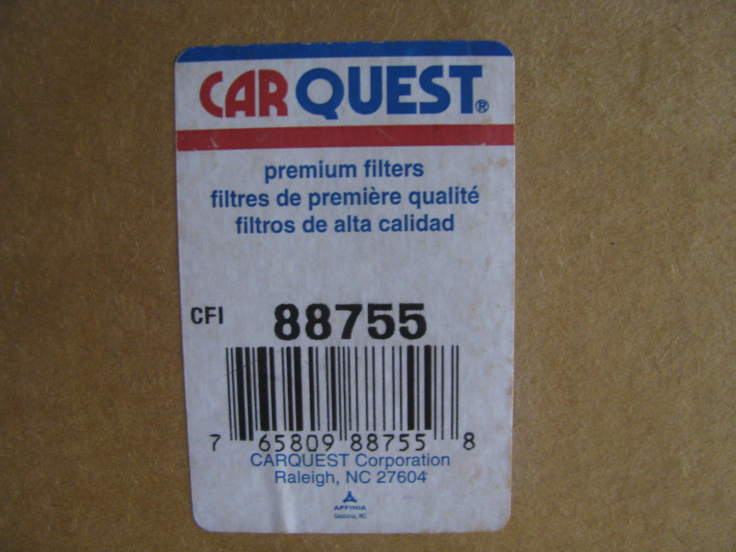 Carquest 88755 Disposable Air Filter Housing Replaces CA6855 46755 A76044 AF2263