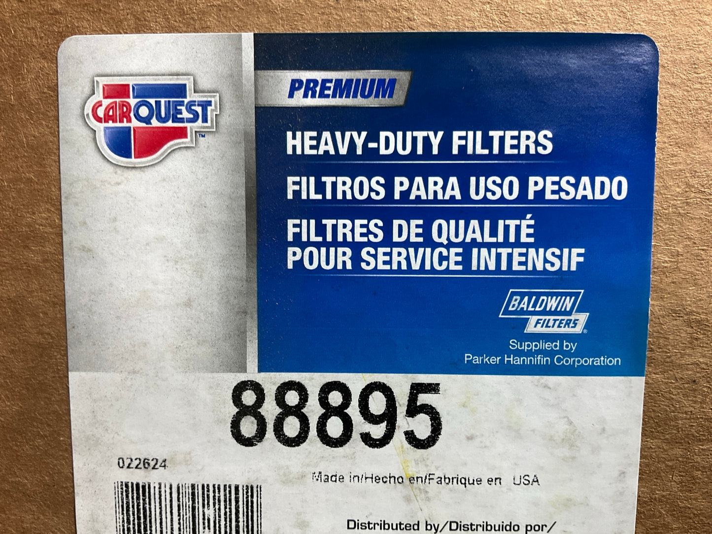 Carquest 88895 Heavy Duty Air Filter 46895 For 2004-2008 Spartan Motors K2