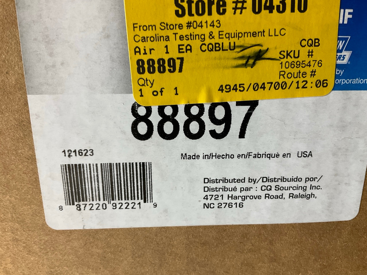 Small Dent , See Photo #2 - Carquest 88897 Air Filter Replaces 46897, PA2731