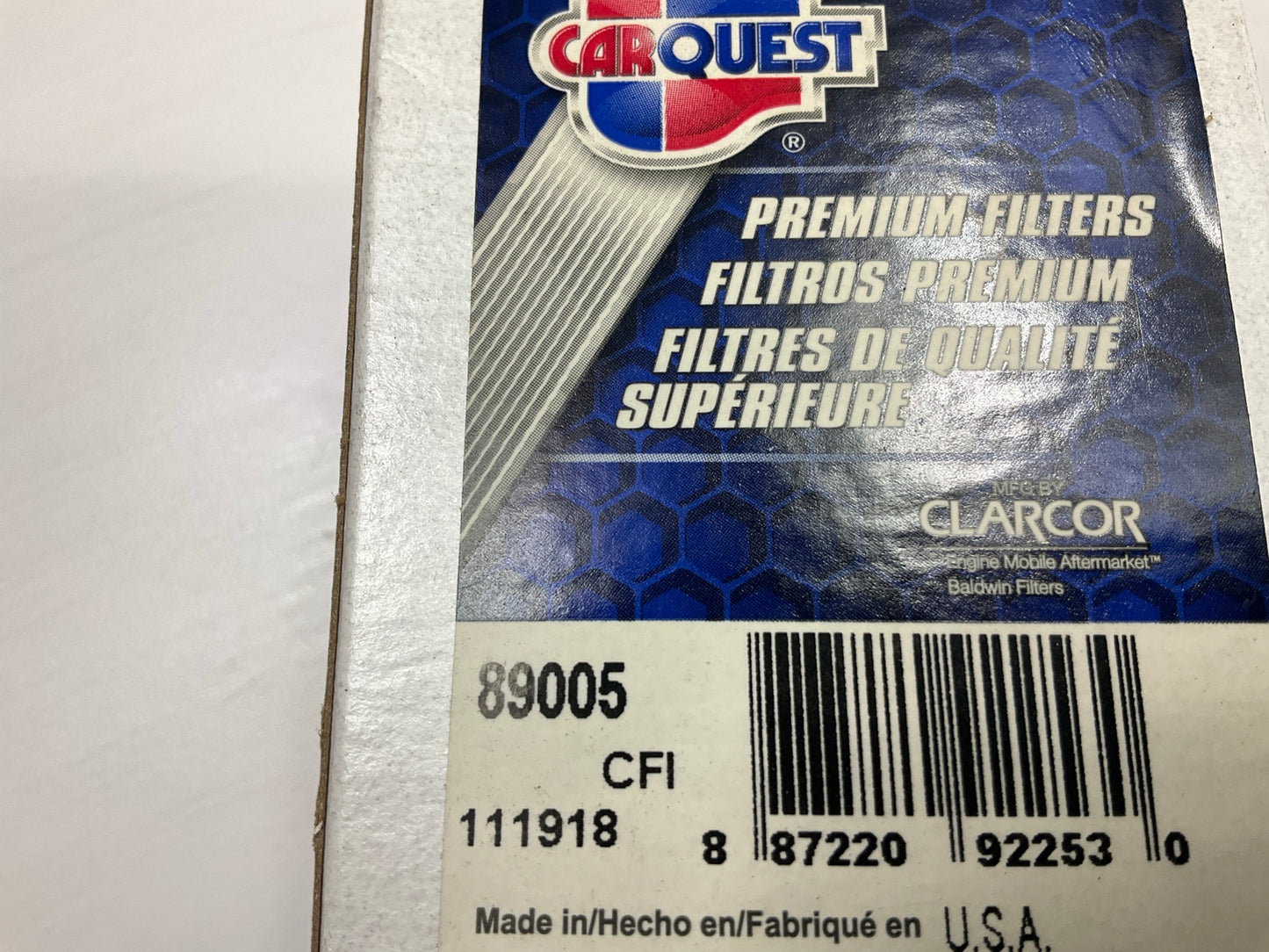 (2) Carquest 89005 Fuel Filter For Bennett Dispensing Pumps Replaces 24005