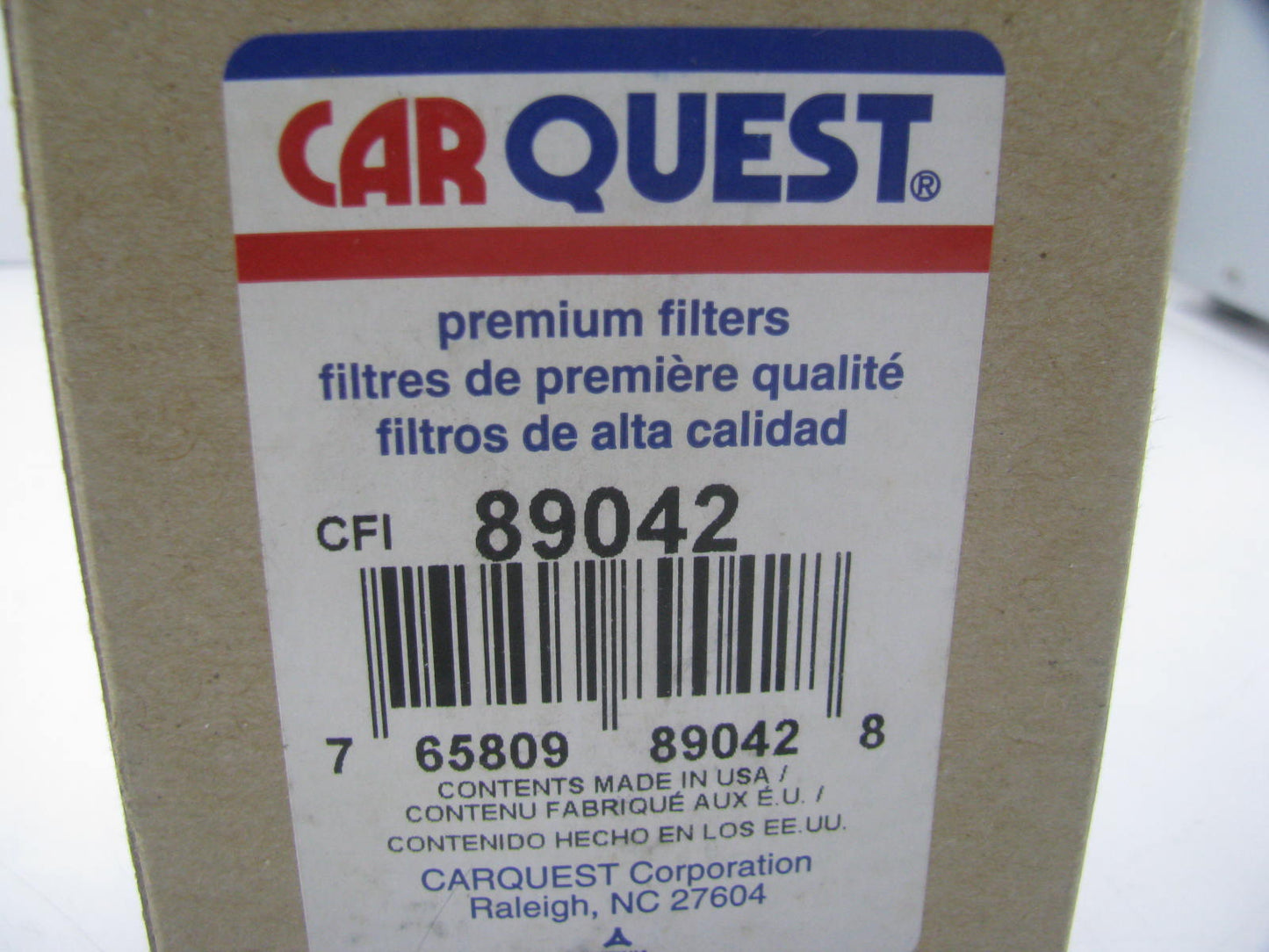 Carquest 89042 Water Absorbent Fuel Filter For Goldenrod Fuel System