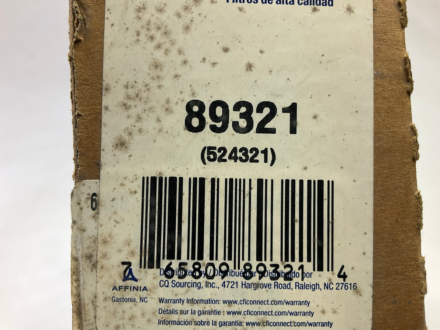 Carquest 89321 Cabin Air Filter For John Deere 7210 7410 7810 RE48882, 24321