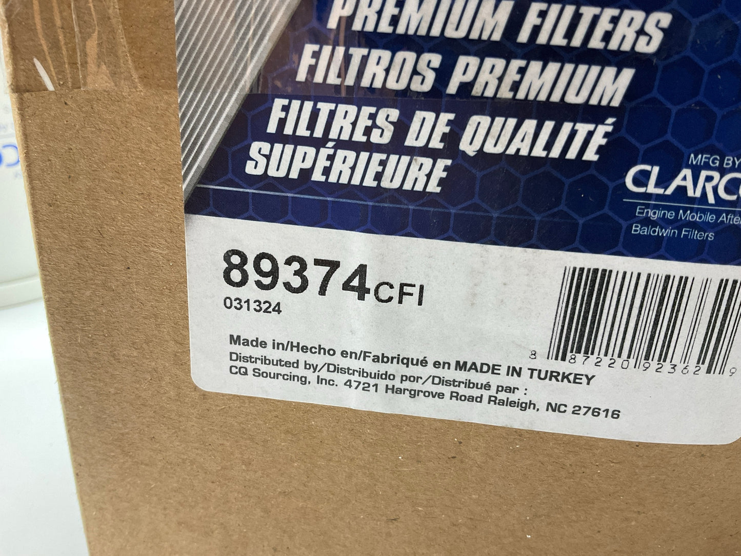 (2) Carquest 89374 Air Brake Dryer Cartridge Filter CA11572, 24374, LFP8845