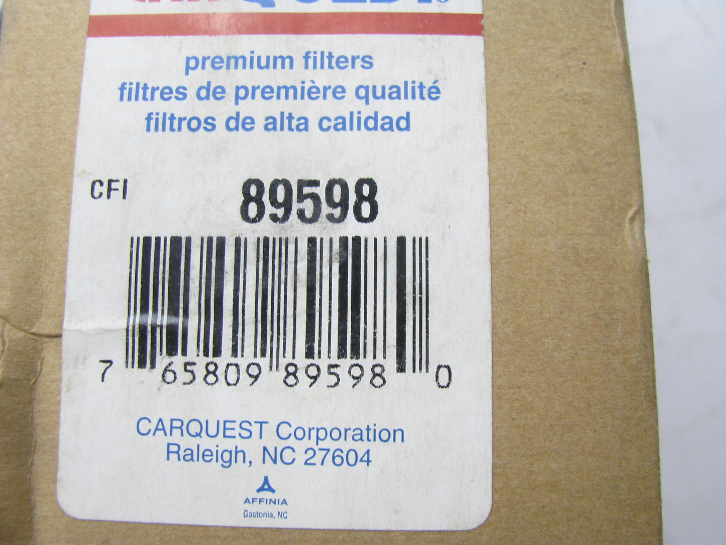Carquest 89598 Cabin Air Filter For John Deere Loaders & Forestry Equipment