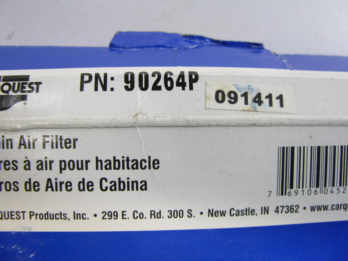 Carquest 90264P Cabin Air Filter For 2010-2013 Mazda 3