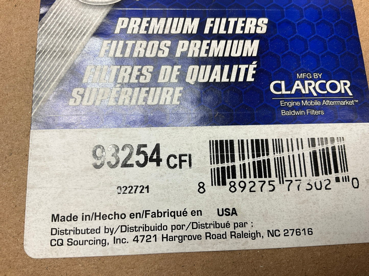 Carquest 93254 Cabin Air Filter Replaces 42167 PA5315 P113407 PA5315 7172355